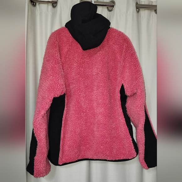 STÜSSY Sherpa Paneled Hooded Jacket Pink (Unisex) - Picture 7 of 14